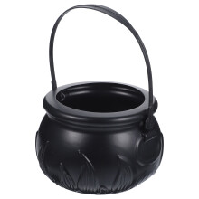 Panier à goûter LEDMOMO Witch Pot en plastique noir (1 pièce)