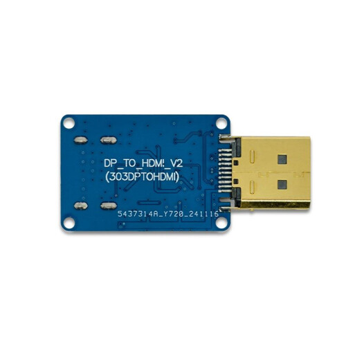 Placa Adaptadora DP Macho A  Hembra Compatible con PS176 Conversión Activa Compatible con Conversión HD 4K/60HZ 2