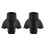 2X Walking Stick End Tripod CANE TIP Self Standing Rubber NON-SLIP End Bottom 1