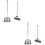 2Sets Indoor Dustpan and Broom Set Flexible Bristles for Home Use 8