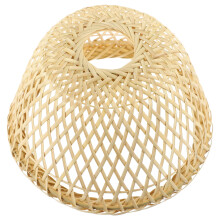 FRCOLOR Abat-jour tissé créatif, accessoire de lampe, matériau synthétique, style vintage, 1 pièce