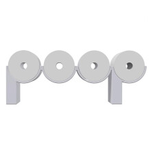 Toilet Paper Holder Stand with Shelf,3D Printed Funny Bathroom Decor, White Cute Wall-Mounted Storage,Ideal Gift