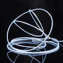 Kit de rubans néon LED 3M, alimenté par piles, haute luminosité, compatible avec les déguisements et la décoration de fêtes, blanc