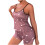 Dame Pyjamassæt Sommerprint Ærmeløs Pyjamassæt Pink3XL 1