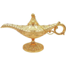 Vintage Aladdin-taikahenki-lamppu – Tuhannen ja yhden yön asurekvisiitta, hää-/juhlakoristeet, toivomusvalo kotiin,