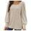 Lenago Efterårstrøjer til kvinder Plus Size Mode Langærmet Løs Ensfarvet Bluse Pullovertrøjer Jumper 1