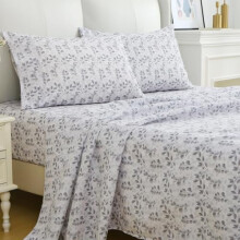Queen Sheet Set 4-Piece, Brushed Microfiber, 14" Deep Pocket