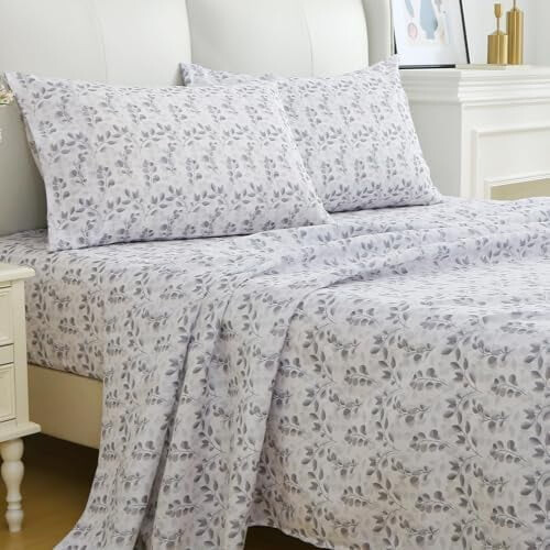 Queen Sheet Set 4-Piece, Brushed Microfiber, 14" Deep Pocket