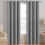 Dove Grey Blackout Thermal Curtain Panel 100x84 in 1