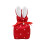 Rabbit Ear Drawstring Gift Bag – Fabric, Heart Print, 1