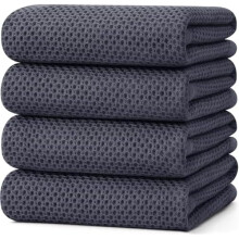 100 % Baumwoll-Waffel-Küchenhandtücher, 12er-Pack, 30 x 30 cm