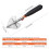 Adjustable Miter Shears 45–135, compatible with Sharp Trunking Shears; ergonomic, multi-angle, includes 2 replacement blades for wood, plastic, 2