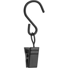 40 Stück Edelstahl-S-Hakenclips für Gardinen und Schnüre