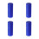 4Pièces Caps Protecteurs Bleu En Plastique Pour Embouchure De Cornet 4