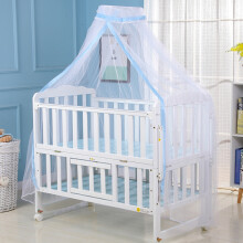 Faltbares, leichtes Baby-Moskitonetz Royal Court mit Spitze für Babybett