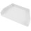 Rain Gutter End Cap PVC White 1Pack 1