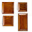 Sushi-Tablett aus Holz, 21,5 x 11,5 x 2 cm 1