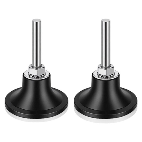 Suporte para Disco de Lixa de 3 Polegadas com Trava de Rolo, Adaptador para Troca de Discos, Ferramenta Rotativa para Polimento, Lixamento e Desbaste