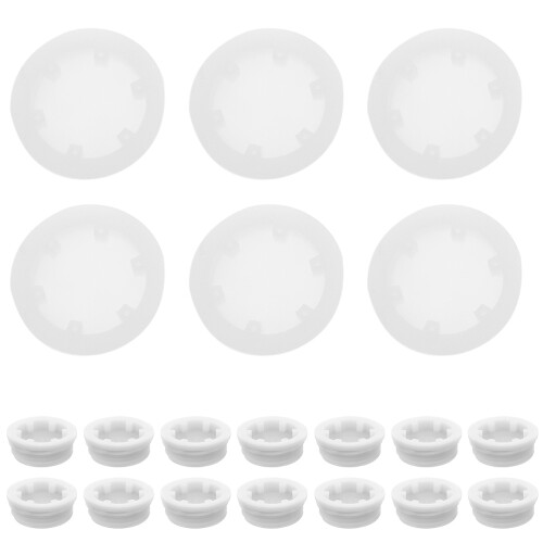 40Pièces Couvercles Plastique Blancs Pour Fûts Usage Industriel 1