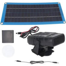 30W Solar Heater for Chicken Coop, Greenhouse, Pet House – Overheat Protection, Compatible with 12V Systems