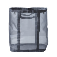ZKCCNUK Wäschekorb aus Netzgewebe zur Wandmontage, 46 l