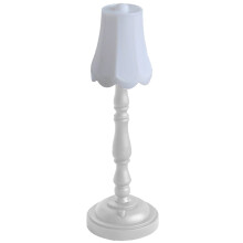 Nabíjateľná stolová lampa, LED svetlo, sklenené tienidlo, s podstavcom, možno použiť do obývačky, na jedálenský stôl, do spálne