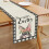 Easter Bunny & Carrot Table Runner - Linen - 1 pc 1