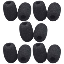 OUNONA 10 Pcs Mic Cover Microphone Pop Filter Headset Covers