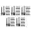 200Pcs Mini Computer Keyboard Cleaning Brush with ABS Nylon Bristles 3