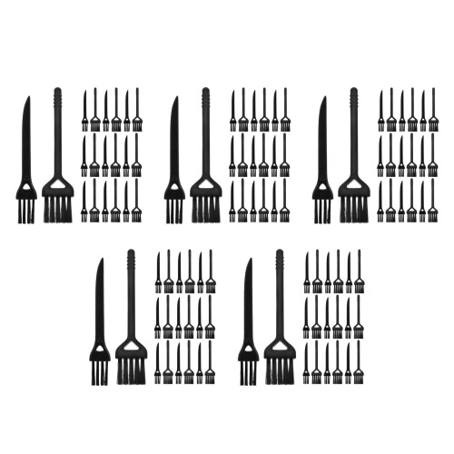 200Pcs Mini Computer Keyboard Cleaning Brush with ABS Nylon Bristles 2