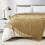 Sennep Jacquard Argyle tæppe 50x70 tommer 1