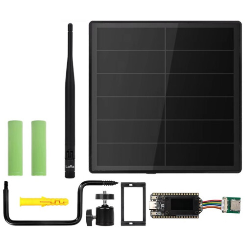 D5L Meshtasic Solar Powered LoRa 32 V4 ESP32 with GPS LoRa Module WiFi  Low Power Solar Mesh W/ Battery 868MHZ