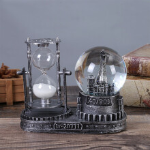 Crystal Snow Globe Hourglass with Music, 50ml