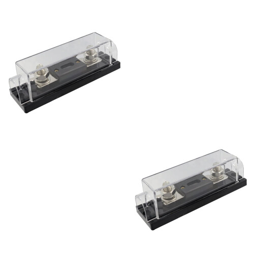 unbranded2pcs Μπλοκ ασφαλειών με ασφάλεια Διανομέας Block150a ANL Θήκη ασφαλειών με ασφάλεια