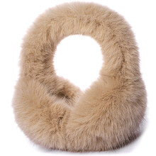 Fluffy Faux Fur Ear Muffs for Women & Girls – Foldable, Frostproof, Warm Soft Ear Covers for Cold Weather, Outdoor Activities – One Size,