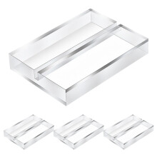 unbranded4Pcs Clear Game Card Stands Transparent Slot Base