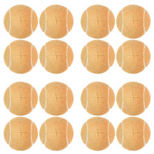 16 palline da tennis pretagliate resistenti per la protezione di gambe di mobili e pavimenti, 2,56", compatibili con sedie/scrivanie