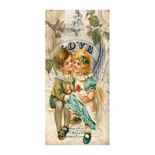 Vintage Red Heart Valentine's Door Banner 6x3 Ft