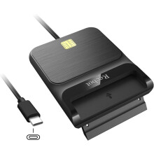 Lecteur de cartes Ă puce CAC USB-C pour Windows, Mac et Linux