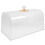 Cúpula de bolo de plástico reutilizável com design transparente para uso doméstico, estável e com 25 cm (9,84 polegadas). 1