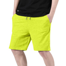 Shorts for Men, Mens Shorts Casual Cotton Vintage Knitted Drawstring Elastic Waist Shorts Sports Knee Length Home Shorts Yellow M