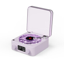 Waves Vinyl Player with Bluetooth, Adjustable Ambient Lights & 4 Modes – Compatible with Waves