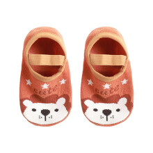 Toddler Socks Child Shoes Cute Cartoon Embroider Indoor Floor Comfortable Warm Soft Baby Socks Size 0-1 Y