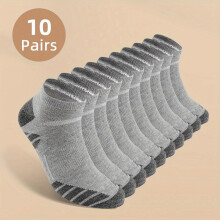 Lot de 10 ou 20 paires de chaussettes basses pour hommes, anti-odeurs et absorbant la transpiration, confortables et respirantes, pour un usage
