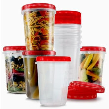 32 oz Freezer Storage Containers with Lids (10 Pack)