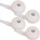 12Pcs Silent PP Caster Wheels for and Strollers White 3