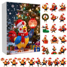 Kippen Adventskalender 2025 – 24 Acryl Hangend