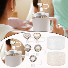 Glitter Tumbler Accessories Set for 30oz and 40oz Cups