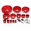 16Pièces Outils Perçage Bois Kit Mandrins Scies 6