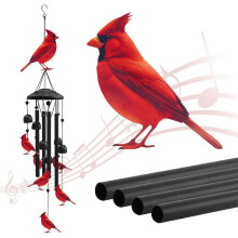 Wind Chimes for Outside, Black Metal Windchimes Outdoors, Gifts for Women/Men, Garden/Yard Decor and So